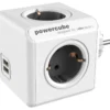 Power distribution unit, AC 220-240 V, output connectors: 4 (CEE 7/4), trolley grey
