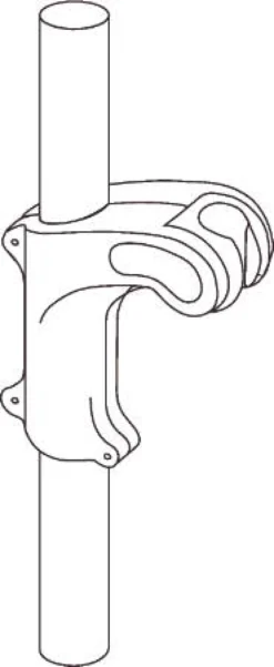 Pressalit Plus Bruseholder, hvid