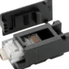 Pressebakke, uskærmet 8P modularstik RJ45, type 106017