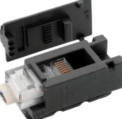 Pressebakke, uskærmet 8P modularstik RJ45, type 106017