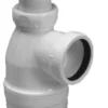 Primeo pungvandlås, 1.1/4" x 1.1/4" x 32 mm, hvid plast