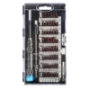 Professional Screwdriver set, 58 parts, Extension bar, CRV socket, sort
