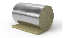 Prolit Lamella mat, lamelmåtte, alu-folie, 1000 mm bred - Rockwool