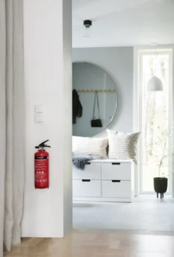 Pulverslukker 2 kg, PE2HR-A, 13A 89B C, rød