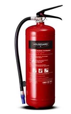 Pulverslukker 6 kg, PE6HR-C, 43A 233 B C, rød - Housegard