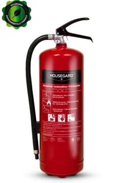 Pulverslukker 6 kg, PE6HR-C, 43A 233 B C, rød - Housegard