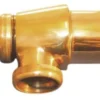 Pungvandlås 1 1/4", poleret messing - Milton Megatherm