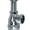 Pungvandlås PVC 32mm krom