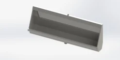 PURUS Urinal V301, 2400 mm, udløb midt