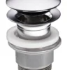Push down 1 1/4" bundventil krom