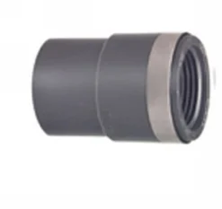 PVC Reduktionsnippel/muffe, 50 mm - 1.1/4" Rp - Georg Fischer