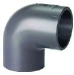 PVC vinkel, 90°, 75 mm - Georg Fischer