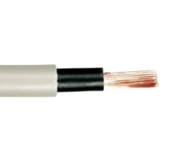 PVT ledning (70°C) dobbeltisoleret, 450/750V, H07V-K, 1x6 mm² - pr. meter