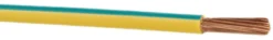 PVT ledning (90°C), 450/750V, H07V2-K, gul/grøn, 1x25 mm² - 100 meter