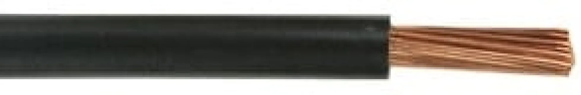 PVT ledning (90°C), 450/750V, H07V2-K, 1x6 mm² - 100 meter