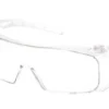 Pyramex Fyxate Foam sikkerhedsbrille, klar, grå/lime, aftageligt elastikbånd