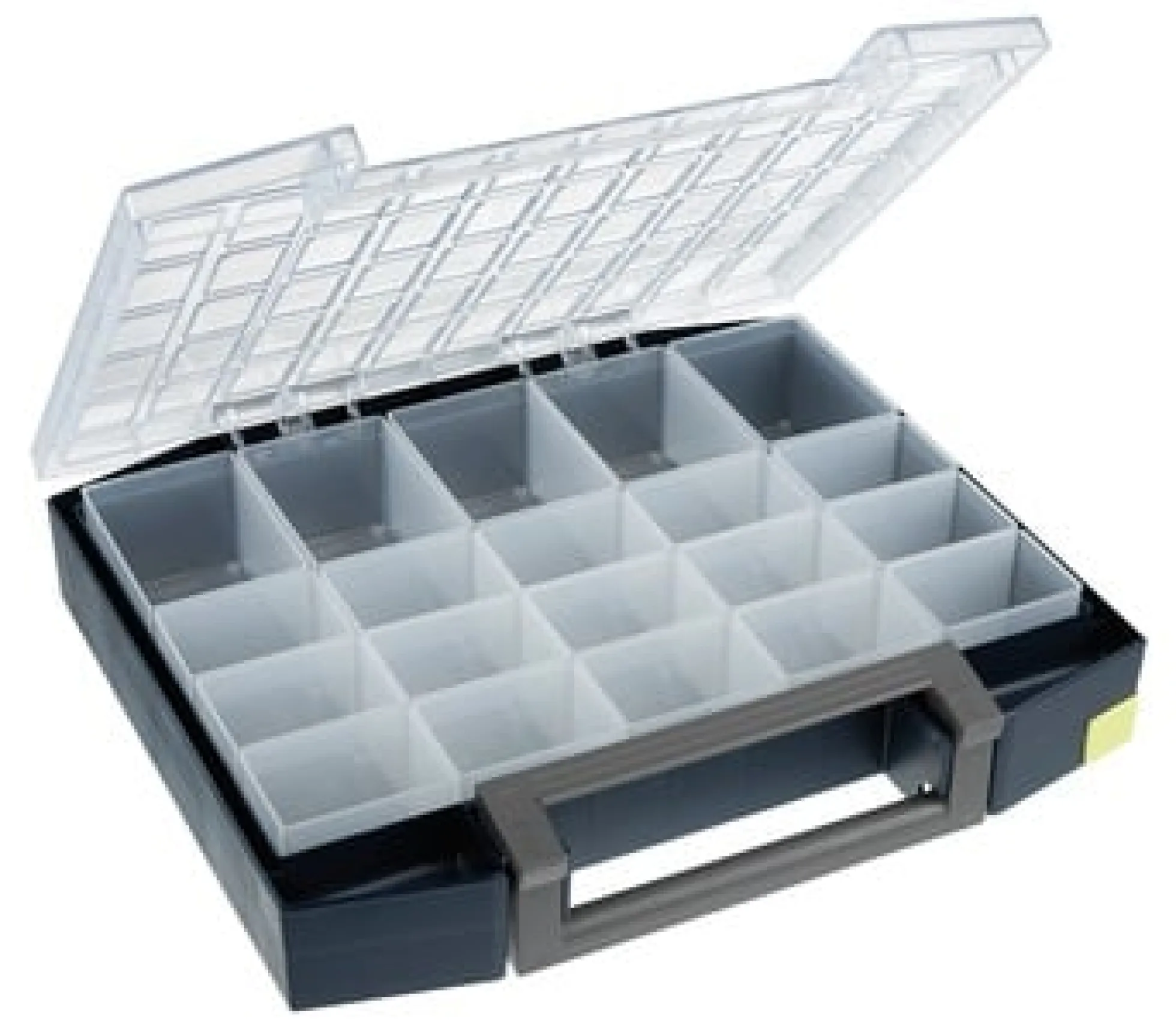 Raaco sortimentsbox 80 5x10-20, blå, 361 x 78 x 421 mm