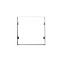 Ramme til 60x60 LED panel, 600x600 mm, 45 mm dybde, aluminium, hvid kant