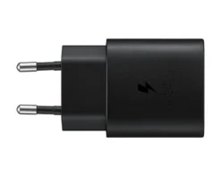 Rapide mains charger, 25W, USB Type C port, uden kabel, sort