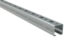 Rapidrail profilskinne 30x30, 2 meter, 1,5 mm