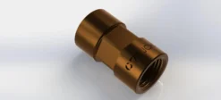 Rødgods kontraventil 2", JCH Type 2180, muffe/muffe