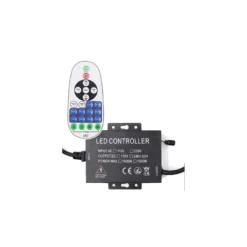 RF trådløs timer+dæmper med fjernbetjening, inkl. endeprop, til 230V 8x16 Neonflex, memory funktion, maks. 100 meter, IP67 vandtæt
