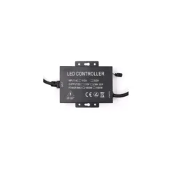 RF trådløs timer+dæmper med fjernbetjening, inkl. endeprop, til 230V 8x16 Neonflex, memory funktion, maks. 100 meter, IP67 vandtæt