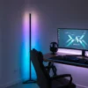 RGBIC+WW hjørnelampe, gulvlampe, 140 cm, Bluetooth