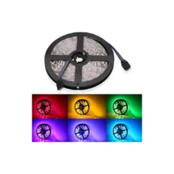 RGB LED strip, 5 meter, 7W pr. meter, 24V DC, 60 LED pr. meter