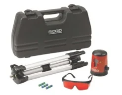 Ridgid CL100 selvnivellerende krydslaser, 30 meter rækkevidde, ± 0,6 mm/1m nøjagtighed, klasse 2