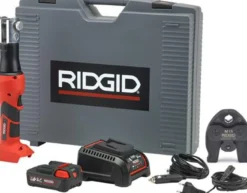 Ridgid pressmaskine RP219, 18V, 2.5Ah Li-Ion, inkl. lader, taske og M15-22-28 kæber