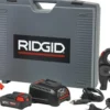 Ridgid pressmaskine RP219, 18V 2.5Ah, med batteri, lader, U16-20-25 kæber