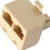 RJ11 (6P4C) parallel T-adapter