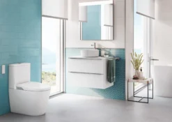 Roca Inspira In-Wash gulvstående douchetoilet inkl. sæde