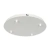 Roset, mat hvid, til 4 lamper, Ø300mm