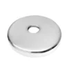 Roset 1/2". Ø100mm. Til koblingsdåse. Blank. Rustfrit stål AISI304