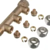 Roth fordelerrør 3 afgreninger x 15mm pex, Euro-red Rødgods