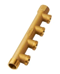 Roth fordelerrør 3 afgreninger x 15mm pex, Euro-red Rødgods