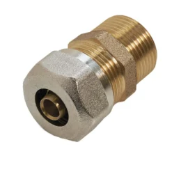 Roth overgang 15 mm x 3/4" nippel, rødgods