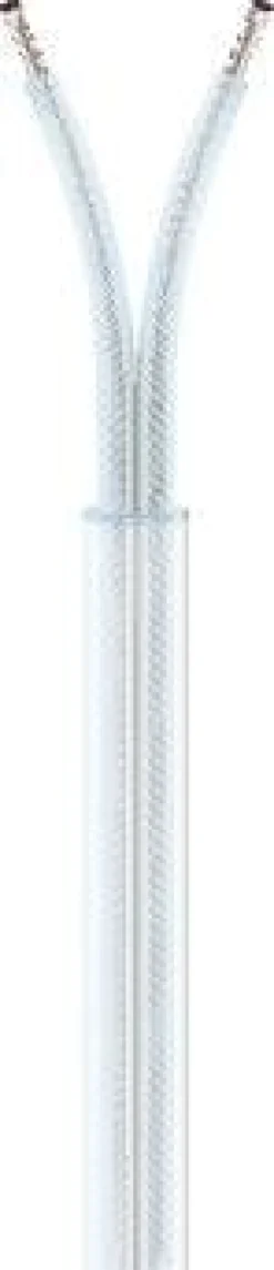 Rund lampeledning 2x0,75 mm², transparent - 100 meter