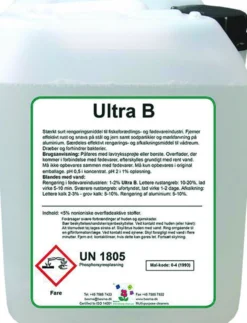 Rust- og kalkfjerner Ultra B, 210 liter - Besma