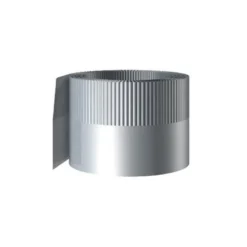 RZ inddækningszink plisseret rulle, 333mm, 0,6mm tykkelse, 15 meter, 21,4kg - 15 meter