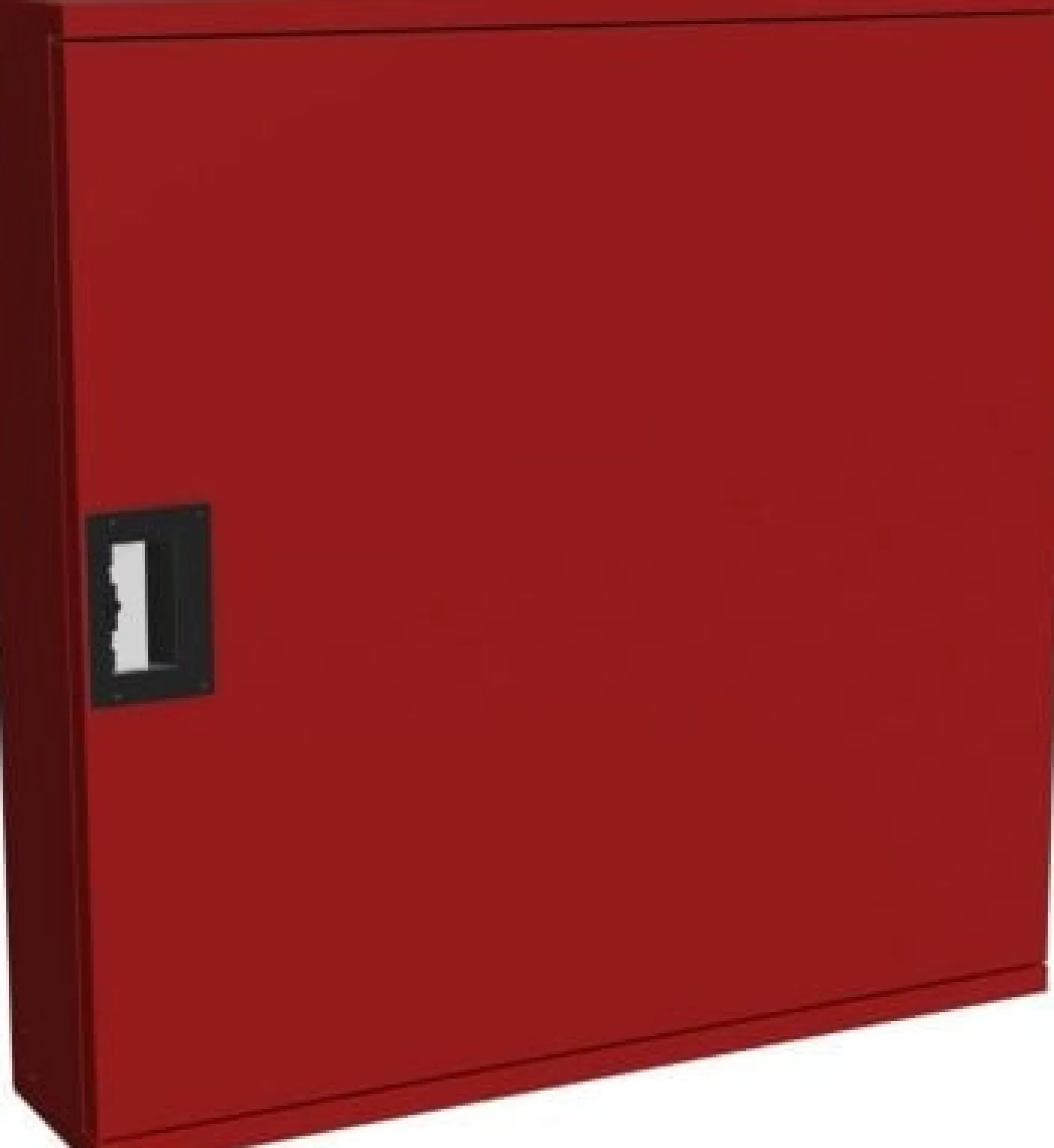 Safeti Brandskab Type 4, rød, 1" - 30 m, 800 x 800 x 187 mm, manuel ventil