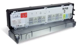 Salus KL08RF 230V trådløs styreenhed til iT600 gulvvarmesystem, 8 kredse, Zigbee Smart Home