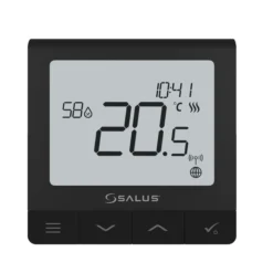 Salus SQ610RF Quantum rumtermostat til Smart Home, Zigbee, batteri