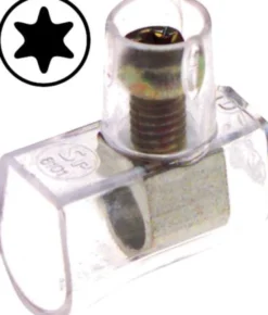 Samlemuffe, klar 2,5/4Q TORX10 - pakke á 100 stk
