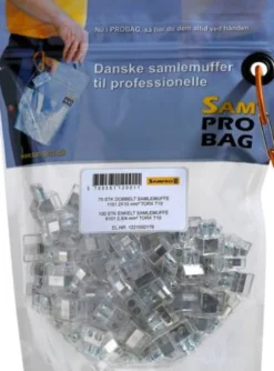 Samlemuffe 100x2,5 mm² + 75x10 mm² dobbelt med Torx10 Probag