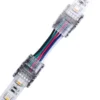 Samler med ledning til LED strip - 12mm, RGB+W, vandtæt, 5V-24V