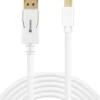 Sandberg DP-MiniDP 1.4 kabel, DisplayPort til Mini DisplayPort, 8K 60Hz, han til han, 2 meter