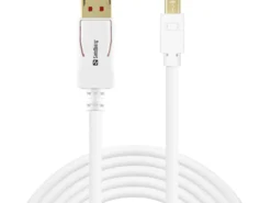 Sandberg DP-MiniDP 1.4 kabel, DisplayPort til Mini DisplayPort, 8K 60Hz, han til han, 2 meter